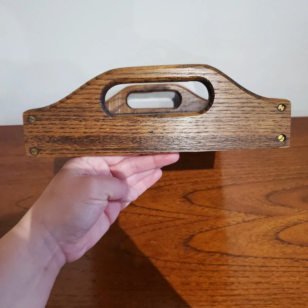Reverse-Painted glass floral‎ wooden tray by Susie Kostka